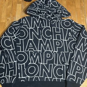 Champion Reverse Weave All Over Print Hoodie